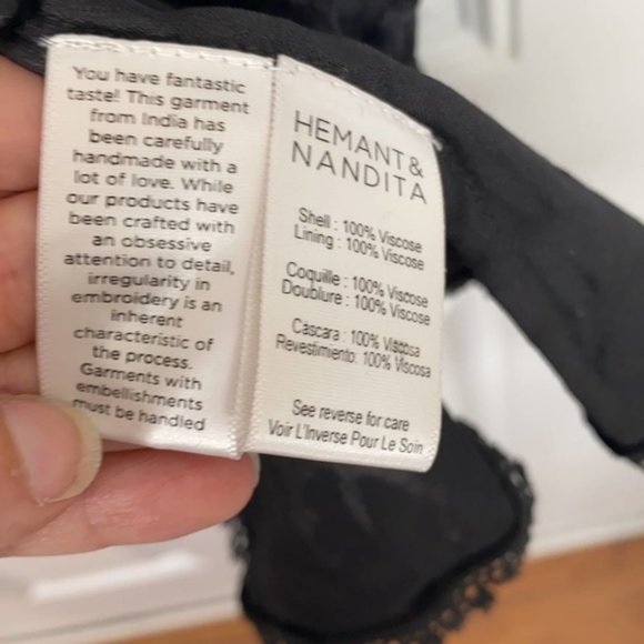 Hemant and Nandita X REVOLVE Noire Mini Dress XS - Picture 5 of 10